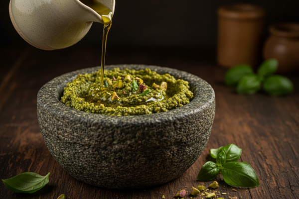 Olive Oil and Pistachio Pesto Recipe