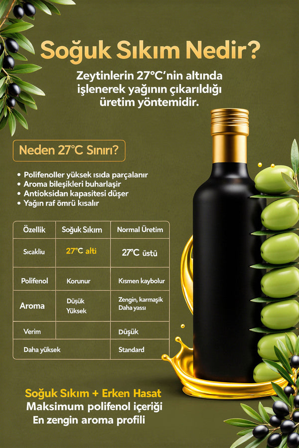 Soğuk Sıkım Zeytinyağı Nedir? Tam Rehber