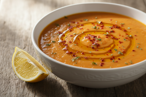 Lentil Soup with Olive Oil Recipe