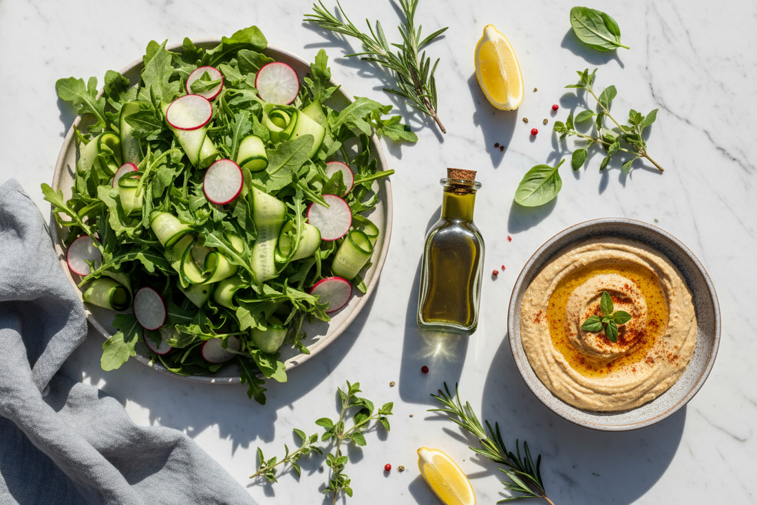 Cold Recipes with Polyphenol-Rich Olive Oil