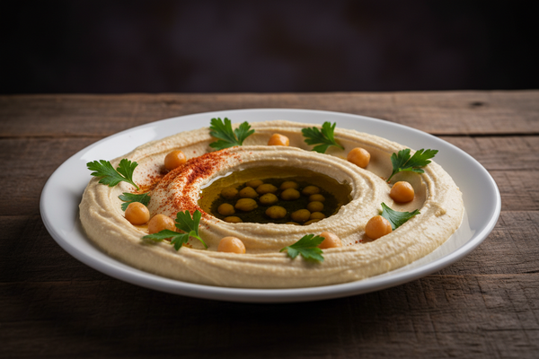 Hummus Recipe with Olive Oil