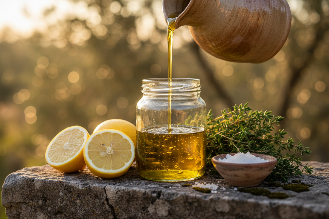 How to Make Olive Oil Salad Dressing